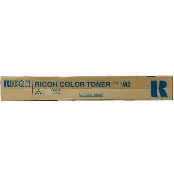 RICOH 885324 TYPE M2 TONER ORIGINALE CIANO PER AFICIO 1224/1232C [B BOX]