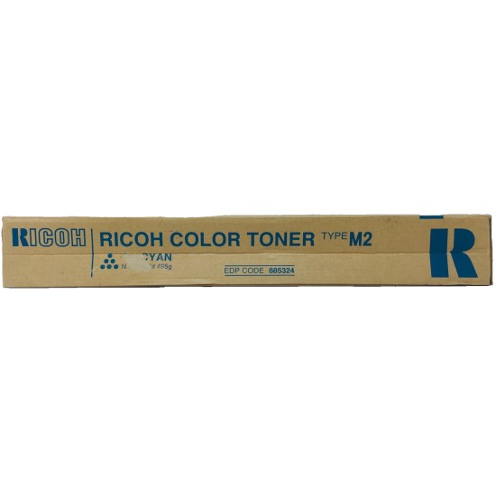 RICOH 885324 TYPE M2 TONER ORIGINALE CIANO PER AFICIO 1224/1232C [B BOX]