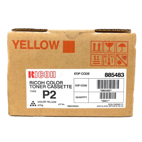 RICOH 885483 TYPE P2 TONER ORIGINALE GIALLO AFICIO 2228C/2232C/2238C [A BOX]