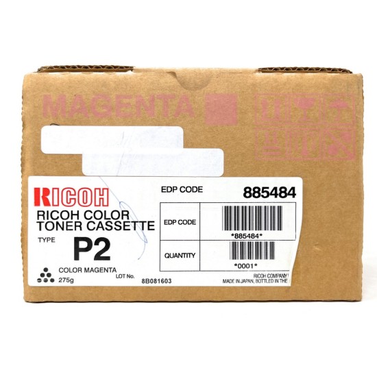 RICOH 885484 TYPE P2 TONER ORIGINALE MAGENTA AFICIO 2228C/2232C/2238C [B BOX]