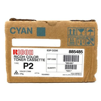 RICOH 885485 TYPE P2 TONER ORIGINALE CIANO AFICIO 2228C/2232C/2238C [A BOX]