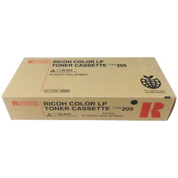RICOH 888032 885406 TYPE 205 TONER ORIGINALE NERO AFICIO AP 3800C/CL7000 [A BOX]