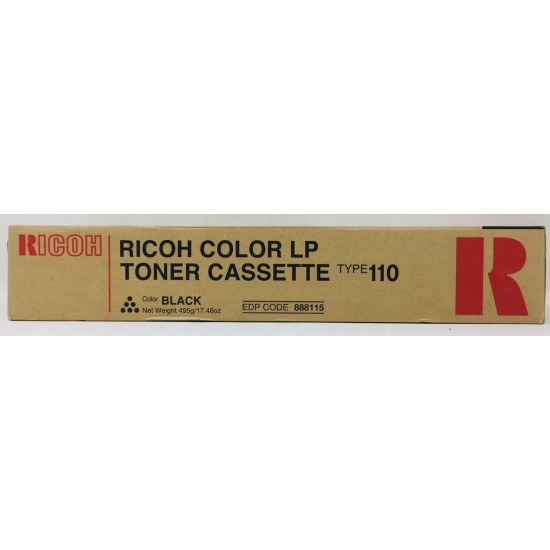 RICOH 888115 TYPE 110 TONER ORIGINALE NERO AFICIO AP3600C/CL 5000 [A BOX]