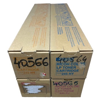 RICOH TYPE 245HY ORIGINALE NERO CIANO MAGENTA GIALLO AFICIO SP C410DN/SP C411DN [B BOX]
