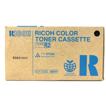RICOH 888347 TYPE R2 TONER ORIGINALE CIANO PER AFICIO 3228 / AFICIO 3235 [A BOX]