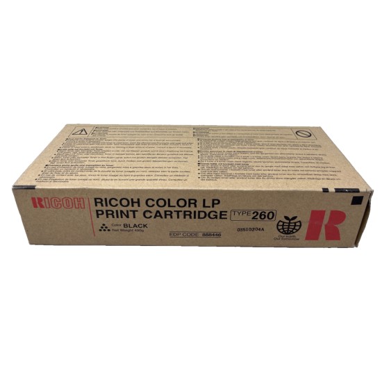 RICOH 888446 TONER ORIGINALE NERO TYPE 260  CL 7200/CL7300 LANIER LP332C [A BOX]