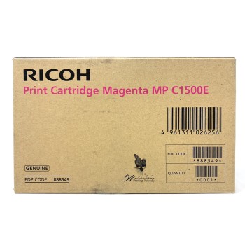 RICOH 888549 MP C1500E CARTUCCIA GEL ORIGINALE MAGENTA MP-C1500 [A BOX]