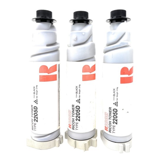 RICOH 889614 TYPE 2205D TONER ORIGINALE PER AFICIO 200/AFICIO 250 [X 3 PZ]