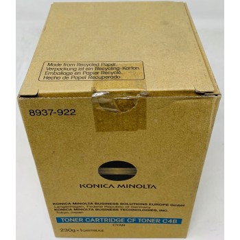 KONICA MINOLTA 8937-922 CF C4B TONER ORIGINALE CIANO CF 2002/CF 3101/CF 3102 KONICA MINOLTA 8937-922 CF C4B TONER ORIGINALE CIANO CF 2002/CF 3101/CF 3102