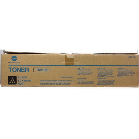 KONICA MINOLTA 8938-509 TN210K TONER ORIGINALE NERO BIZHUB C250/C252 [A BOX]
