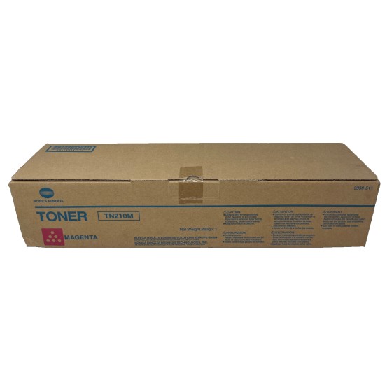 KONICA MINOLTA 8938-511 TN210M TONER ORIGINALE MAGENTA BIZHUB C250/C252 [A BOX]