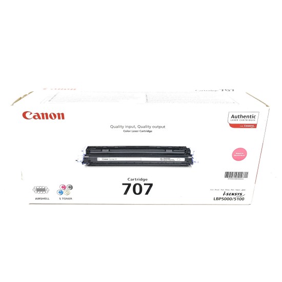 CANON 9422A004 707M TONER ORIGINALE MAGENTA I-SENSYS LBP-5000/LBP-5100 [A BOX]