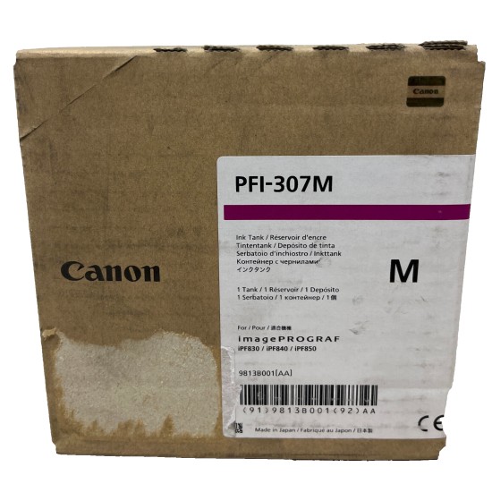 CANON 9813B001 PFI-307M CARTUCCIA ORIGINALE MAGENTA iPF PRO 830/840/850 [2020]