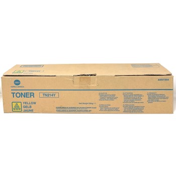 KONICA MINOLTA A0D7254 TN214Y TONER ORIGINALE GIALLO PER BIZHUB C200 [OPEN BOX]