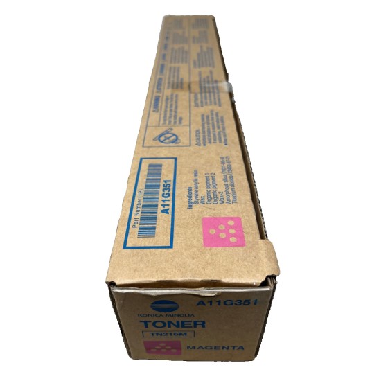 KONICA MINOLTA A11G351 TN216M TONER ORIGINALE MAGENTA BIZHUB C220/C280 [OPEN BOX