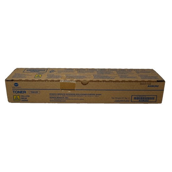 KONICA MINOLTA A33K252 TN512Y TONER ORIGINALE GIALLO BIZHUB C454/C554 [A BOX]