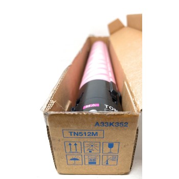 KONICA MINOLTA A33K352 TN512M TONER ORIGINALE MAGENTA BIZHUB C454/C554 [OPEN BOX