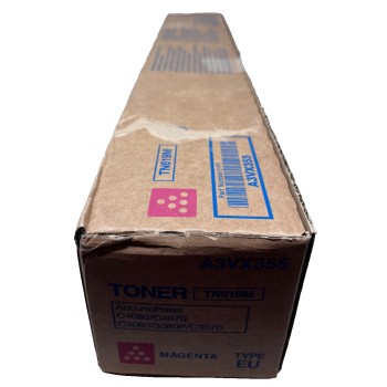 KONICA MINOLTA A3VX355 TN619M TONER ORIGINALE MAGENTA ACCURIOPRESS C4080/C4070