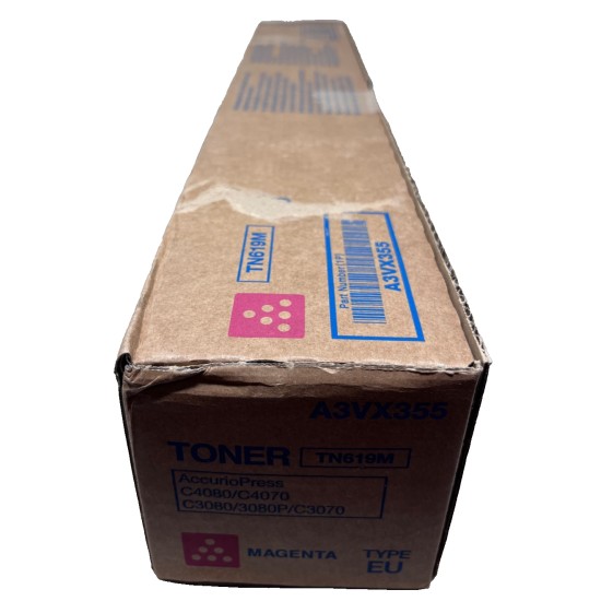 KONICA MINOLTA A3VX355 TN619M TONER ORIGINALE MAGENTA ACCURIOPRESS C4080/C4070
