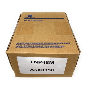 KONICA MINOLTA A5X0350 TNP48M TONER ORIGINALE MAGENTA BIZHUB C3350/C3850 [A BOX]