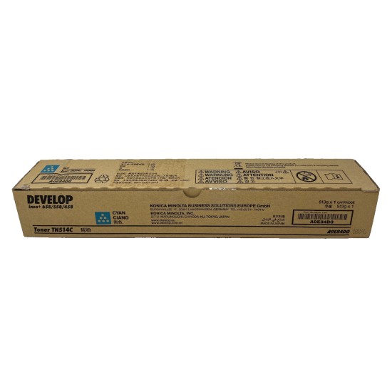 DEVELOP A9E84D0 TN514C TONER ORIGINALE CIANO INEO+ 458/INEO+ 558/658 [A BOX]