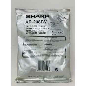 SHARP AR-208DV DEVELOPER ORIGINALE NERO PER SHARP AR-M200AR-M201 SHARP AR-208DV DEVELOPER ORIGINALE NERO PER SHARP AR-M200AR-M201