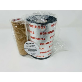 TOSHIBA AS1F BEX60110AS1F010 110mm x 600mt 10 ROTOLI RIBBON PER B-EX4/6T2 SERIE