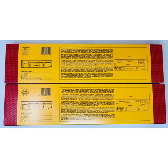 OLIVETTI B0053 F CART 824 FABRIC NASTRO ORIGINALE NERO PER OLIVETTI DM824 X 2PZ OLIVETTI B0053 F CART 824 FABRIC NASTRO ORIGINALE NERO PER OLIVETTI DM824 X 2PZ