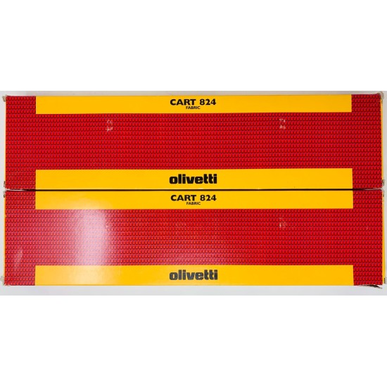 OLIVETTI B0053 F CART 824 FABRIC NASTRO ORIGINALE NERO PER OLIVETTI DM824 X 2PZ OLIVETTI B0053 F CART 824 FABRIC NASTRO ORIGINALE NERO PER OLIVETTI DM824 X 2PZ