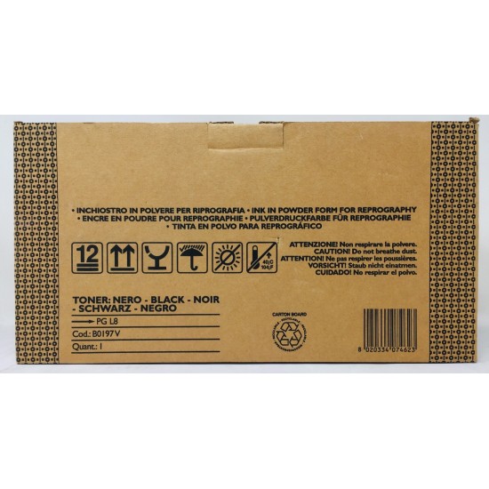 OLIVETTI B0197 V TONER ORIGINALE NERO PER OLIVETTI PG L8 (5.000 PG)
