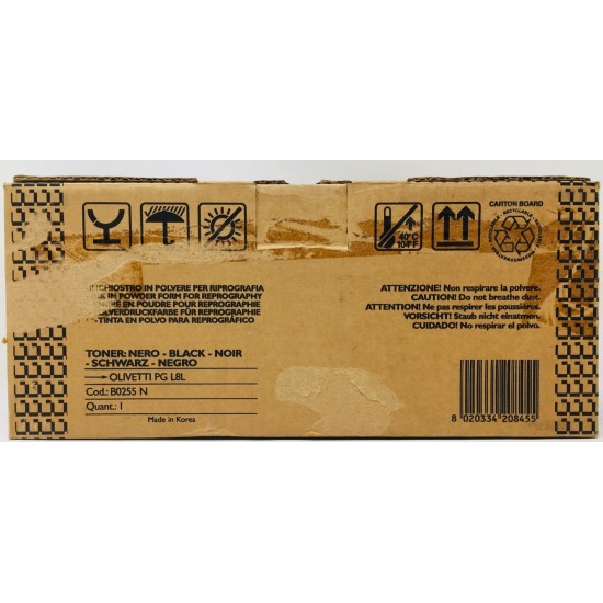 OLIVETTI B0255N TONER ORIGINALE NERO PER OLIVETTI PG L8L (5.300 PG)