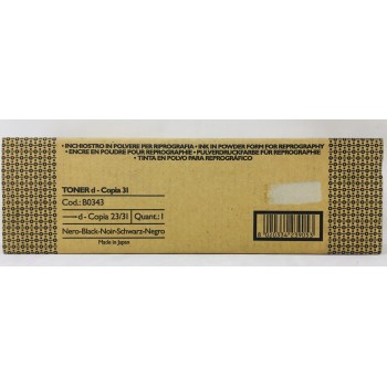 OLIVETTI B0343 TONER ORIGINALE NERO PER OLIVETTI D-COPIA 23/D-COPIA 31 OLIVETTI B0343 TONER ORIGINALE NERO PER OLIVETTI D-COPIA 23/D-COPIA 31