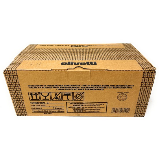 OLIVETTI B0412 9100 TONER ORIGINALE NERO PER OFX-9100 3.000 PG [A BOX]