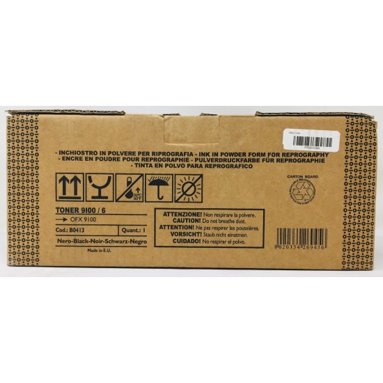OLIVETTI B0413 9100 TONER ORIGINALE PER OLIVETTI OFX-9100/OFX 9100 (6.000 PG)