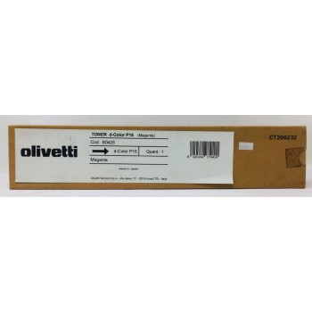 OLIVETTI B0425 TONER ORIGINALE MAGENTA PER OLIVETTI D-COLOR P16 (3.000 PG) OLIVETTI B0425 TONER ORIGINALE MAGENTA PER OLIVETTI D-COLOR P16 (3.000 PG)