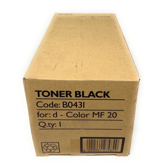 OLIVETTI B0431 TONER ORIGINALE NERO PER D-COLOR MF20 [A BOX]