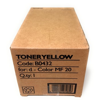OLIVETTI B0432 TONER ORIGINAE GIALLO PER D-COLOR MF20 [A BOX]