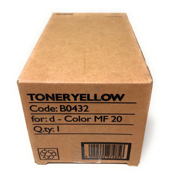 OLIVETTI B0432 TONER ORIGINAE GIALLO PER D-COLOR MF20 [A BOX]