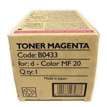 OLIVETTI B0433 TONER ORIGINAE MAGENTA PER D-COLOR MF20 [A BOX]