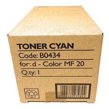 OLIVETTI B0434 TONER ORIGINALE CIANO PER D-COLOR MF20 [A BOX]