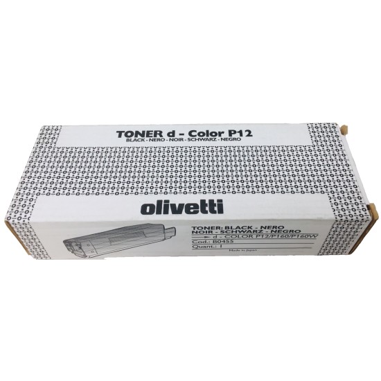 OLIVETTI B0455 TONER ORIGINALE NERO PER OLIVETTI d-COLOR P12/P160/P160W [B BOX]