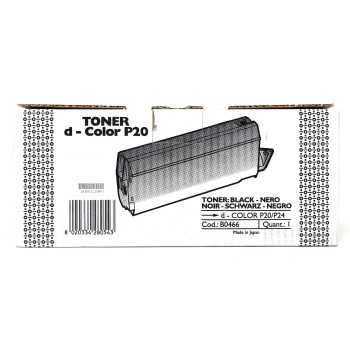 OLIVETTI B0466 TONER ORIGINALE NERO PER D-COLOR P20/D-COLOR P24 [A BOX]