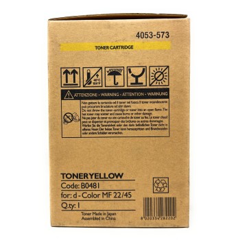 OLIVETTI B0481 4053-573 TONER ORIGINALE GIALLO D-COLOR MF22/MF45 [A BOX]