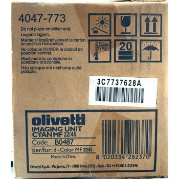 OLIVETTI B0487 4047-773 DRUM TAMBURO ORIGINALE CIANO D-COLOR MF22/MF45 [B BOX]