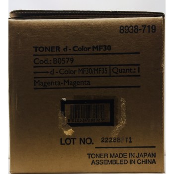 OLIVETTI B0579 TONER ORIGINALE MAGENTA D-COLOR MF 30/D-COLOR MF 35 (8938-719) OLIVETTI B0579 TONER ORIGINALE MAGENTA D-COLOR MF 30/D-COLOR MF 35 (8938-719)