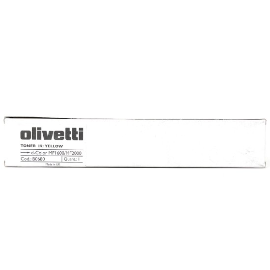 OLIVETTI B0680 B0890 TONER ORIGINALE GIALLO PER D-COLOR MF-1600/MF2000 [A BOX]