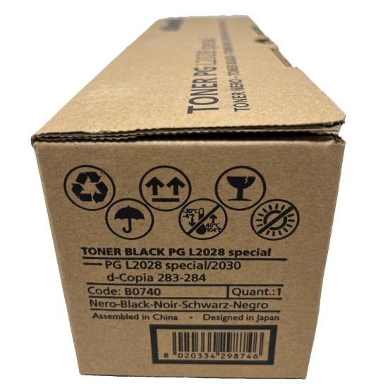 OLIVETTI B0740 TONER ORIGINALE NERO PER PG L2028/D-COPIA 283/D-COPIA 284 [A BOX]