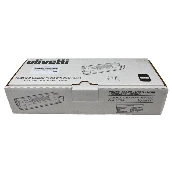 OLIVETTI B0787 TONER ORIGINALE NERO D-COLOR P126/P126W/MF3201 [B BOX]