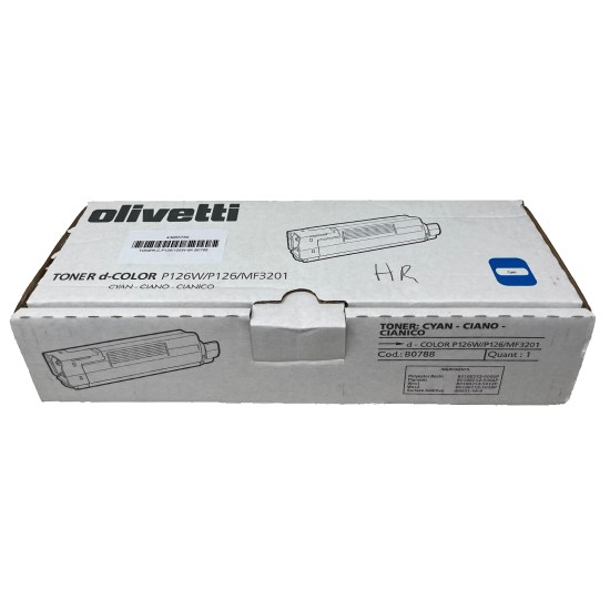 OLIVETTI B0788 TONER ORIGINALE CIANO D-COLOR P126/P126W/MF3201 [B BOX]