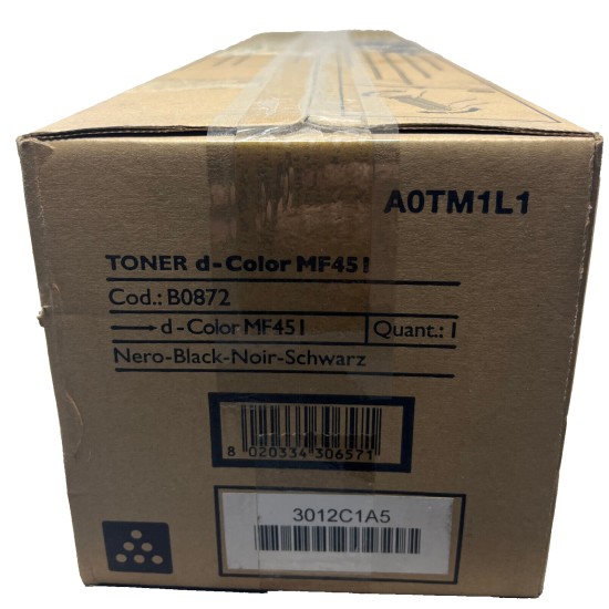 OLIVETTI B0872 A0TM1L1 TONER ORIGINALE NERO D-COLOR MF451/MF551/MF651 [A BOX]
